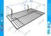 Black Metal Wire Storage Baskets for Grocery Malls , Wire Mesh Basket