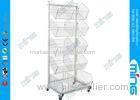 Ajustablbe Metal Wire Display Rack with 5 Layers for Storage