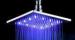 LED Contemporary Rain Shower Head / Ceiling Mount Rainfall Shower Head