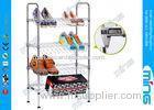 Chrome Plated Adjustable Wire Shelving Kitchen Cart 800 lbs for Shoes