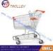 Unfoldable Supermarket Shopping Cart for Warehouse 100L 870 x 525 x 960mm