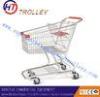 60 Litre Steel Wire Supermarket Shopping Cart Unfolding With Chair