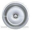 Custom Round Single Bowel 18 Gauge Stainless Steel Sink For Kitchen