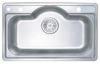 Rectangle Large Single Bowl Stainless Steel Kitchen Sinks Deck Mounted