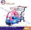 Unique Supermarket Shopping Trolleys With Custom Logo , Children Shopping Cart