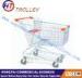 Four Wheels Steel Wire Shopping Trolley Supermarket Shopping Trolley Cart