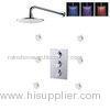 2 Way Thermostatic Shower valve With Raining Shower Head / Massage Jet Set