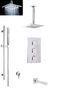 Square Handle Thermostatic Shower Set 3 Way Thermostatic Shower Mixer Valve