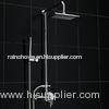 Durable Wall Exposed Diverter Thermostatic Shower Set With Twin Shower Head