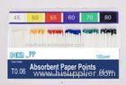 Best dental absorbent paper points Mutli size available CE0197