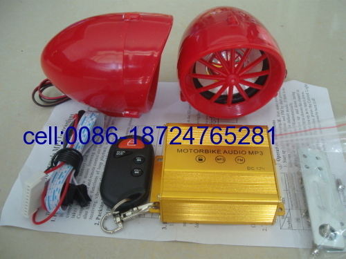 china factory motorcycle AUDIO MP3 alarm