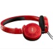 AKG K420 Folding Stereo Sound Portable Over-Ear Headphones in Red