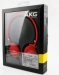 AKG K420 Folding Stereo Sound Portable Over-Ear Headphones in Red