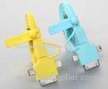 Yellow 4-in-1 Micro USB Phone Charger Cable For IPhone 4 / SAMSUNG Galaxy S2