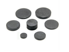 Ferrite disc magnet with adhesive and sound