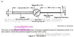 IEC61032 Standard test probe A B C D Test Rod