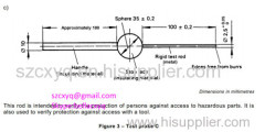 IEC61032 Standard test probe A B C D Test Rod