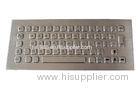 Stainless steel keyboard IP65 vandal proof long stroke kiosk mini type