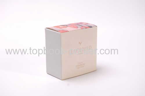 Custom-design/size grey board/ivory board cosmetic packaging box