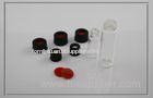 laboratory testing glass scintillation vials with central hole plastic cap , 1.5ml