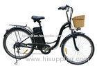 Large 26'' City 36v e bike , Lead-acid Battery Powered Bicycle For Adults