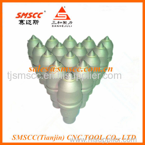 Rotary Drill Rig Bullet Bit Tungsten Cemented Tungsten Carbide Betek Round Shank Conical Cutting Teeth