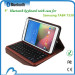 High quality bluetooth gaming keyboard with PU leather case