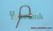 double wire tab lock pins carbon steel round handle