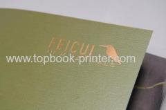 print specialty paper embossed cover conjoined structure thread-bound softcover or softback book