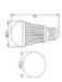 Cold White SMD 5630 G50 6Watt E27 LED Bulb 430lm , CE / ROHS Approval
