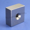 48x48x24mm block magnet with a countersunk magnets for iron plate pot magnete without a ring