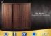 Custom Aluminium Glass Wardrobe Sliding Door / Mdf Sliding Wardrobe Doors