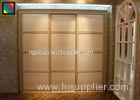 Dark MDF Panel Standard Bedroom Sliding Wardrobe Doors for Closet