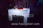 Portable Bright Plastic Polyethylene Led Coffee Table , light up coffee tables