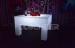 Portable Bright Plastic Polyethylene Led Coffee Table , light up coffee tables