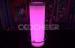 Stainless Glasses Top cocktail led table in cylinder shape 20 Kinds Color Change