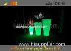 Indoor / Outside Infrared Remote Control Light Up Flower Pots For Bars / Club / Pub