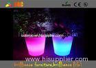 Garden decorative RGB LED Flower Pots with Lithium polymer battery 48*48*42mm