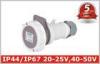 Low Voltage Industrial Coupler , Industrial Electrical Plugs And Sockets