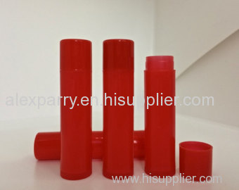 Eco Friendly Blue Frosted Version Lip Balm Tubes with Silkscreen , Lipstick Containe