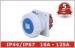 IEC CEE Single Phase Industrial Electrical Sockets And Plugs OEM