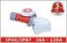 Waterproof Socket CEE Outlet IP67 Industrial Power Receptacle 3P 4P 5P