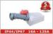 White 3 Phase Industrial Electrical Outlets Adapter 380V - 4150V