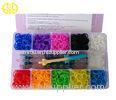 Fashion mini Rainbow Loom Rubber Band , bracelet loom refill rubber bands