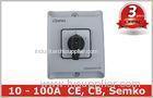 Industrial IP65 20A Generator Changeover Switch EN 60947 EN 60204-1