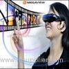 MP4 Audio Mobile Theatre Virtual AV Video Glasses , 35 Degree Viewing Angle