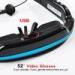 Female 52 Inch Virtual Screen Mobile Theatre Video Glasses With Stereo Headset