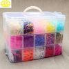Mixed Color Rainbow Loom Rubber Band 10000pcs Rubber Bands And Mini Loom