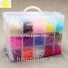 Mixed Color Rainbow Loom Rubber Band 10000pcs Rubber Bands And Mini Loom