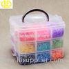 DIY Bracelet Making Rainbow Loom Elastic Bands 1300g/box PP Box